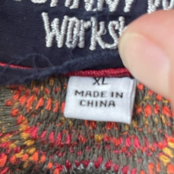 Johnny Was Workshop Violette Eyelet Embroidered Military Jacket size XL - Picture 4 of 13